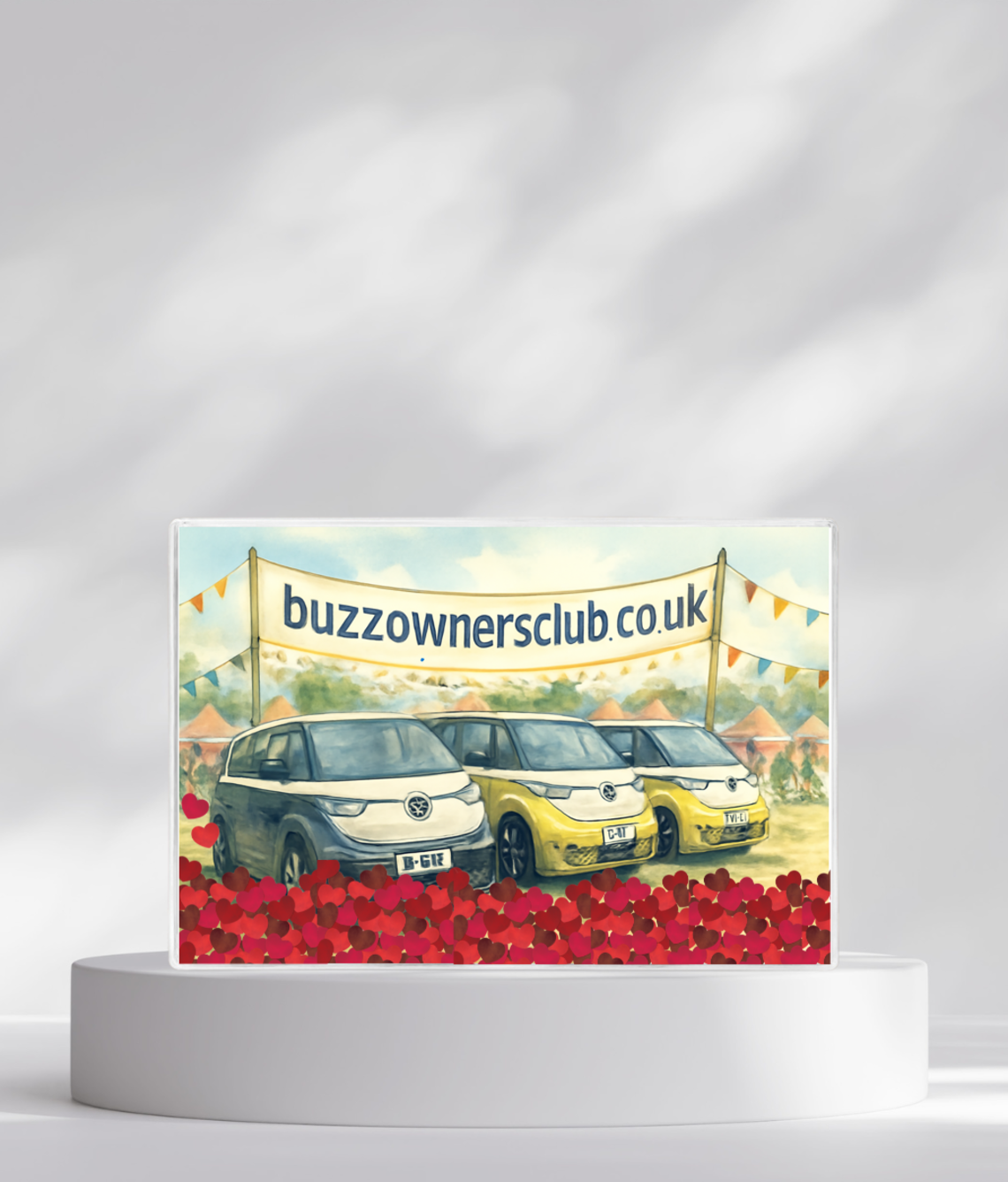 Photo Block 4 x 6″ – Hearts ID Buzz at Festival