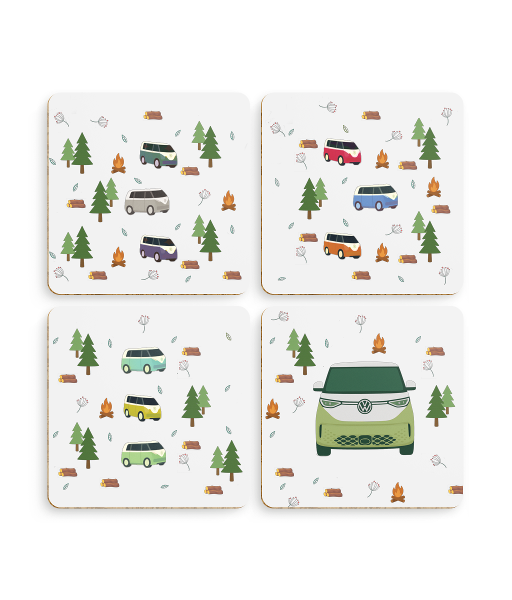 Pack of 4 Forrest BUZZ Coasters